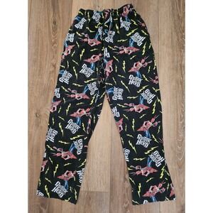 Vintage Guitar Hero Pajama Pants Mens Small S 28-30 Y2K AOP Video Game Lounge